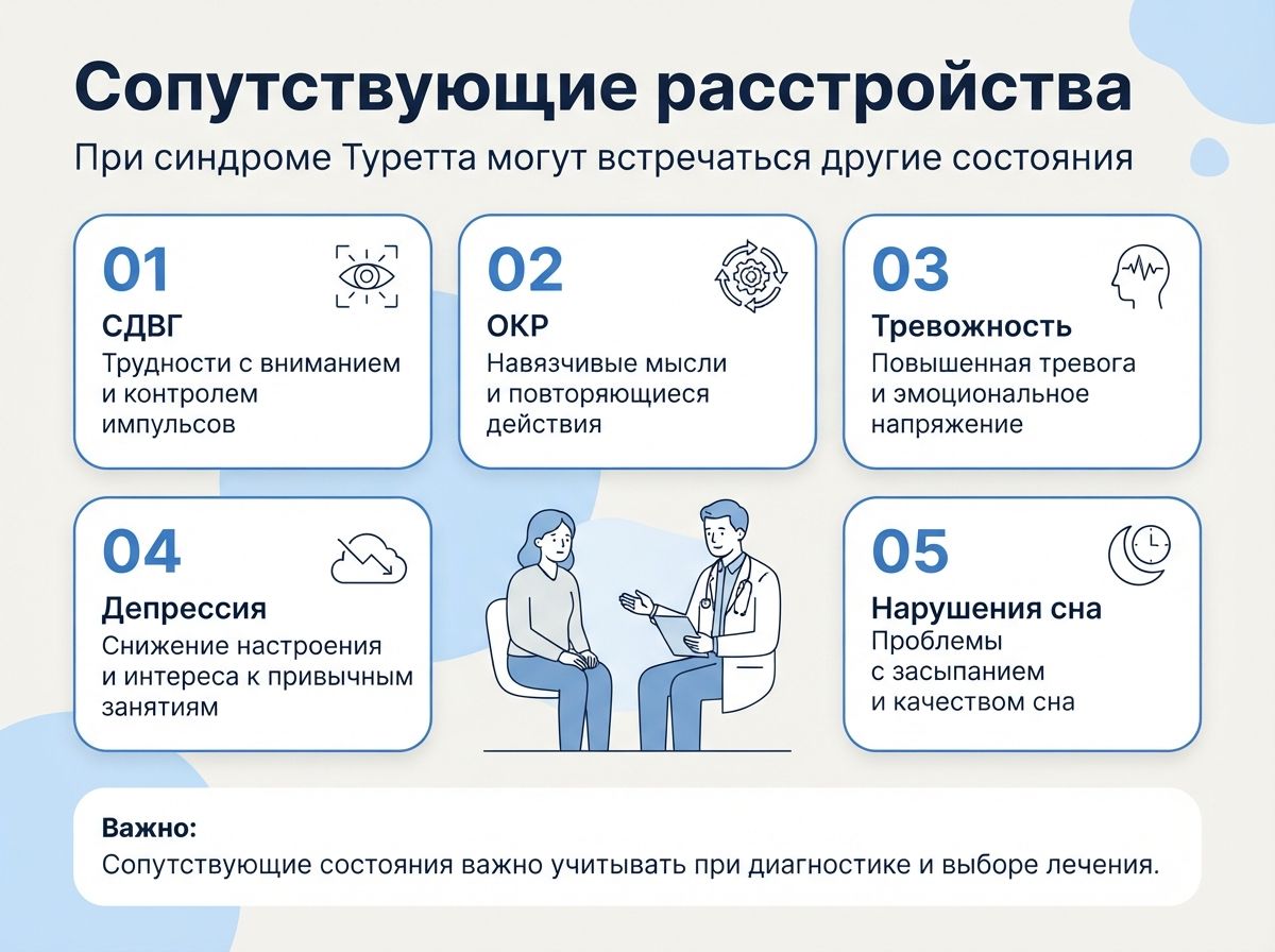 Лечение синдрома Туретта в Ивделе инфографика