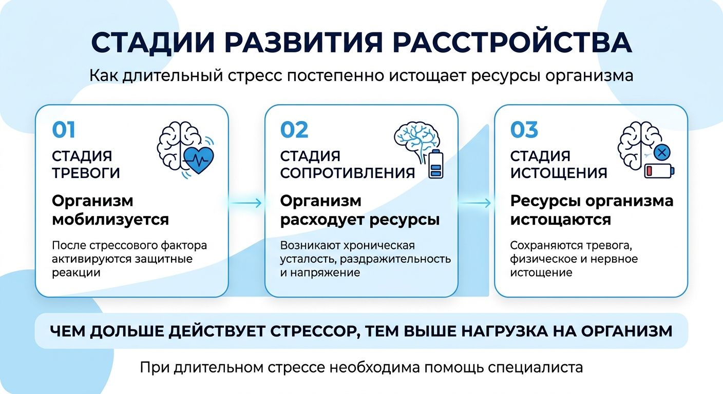 Лечение стресса в Ивделе инфографика